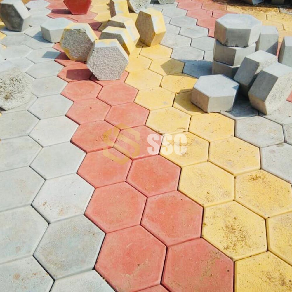 hexagonal paver block