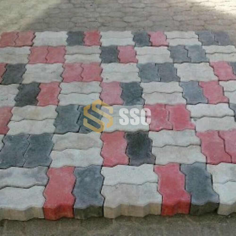 zig zag paver design