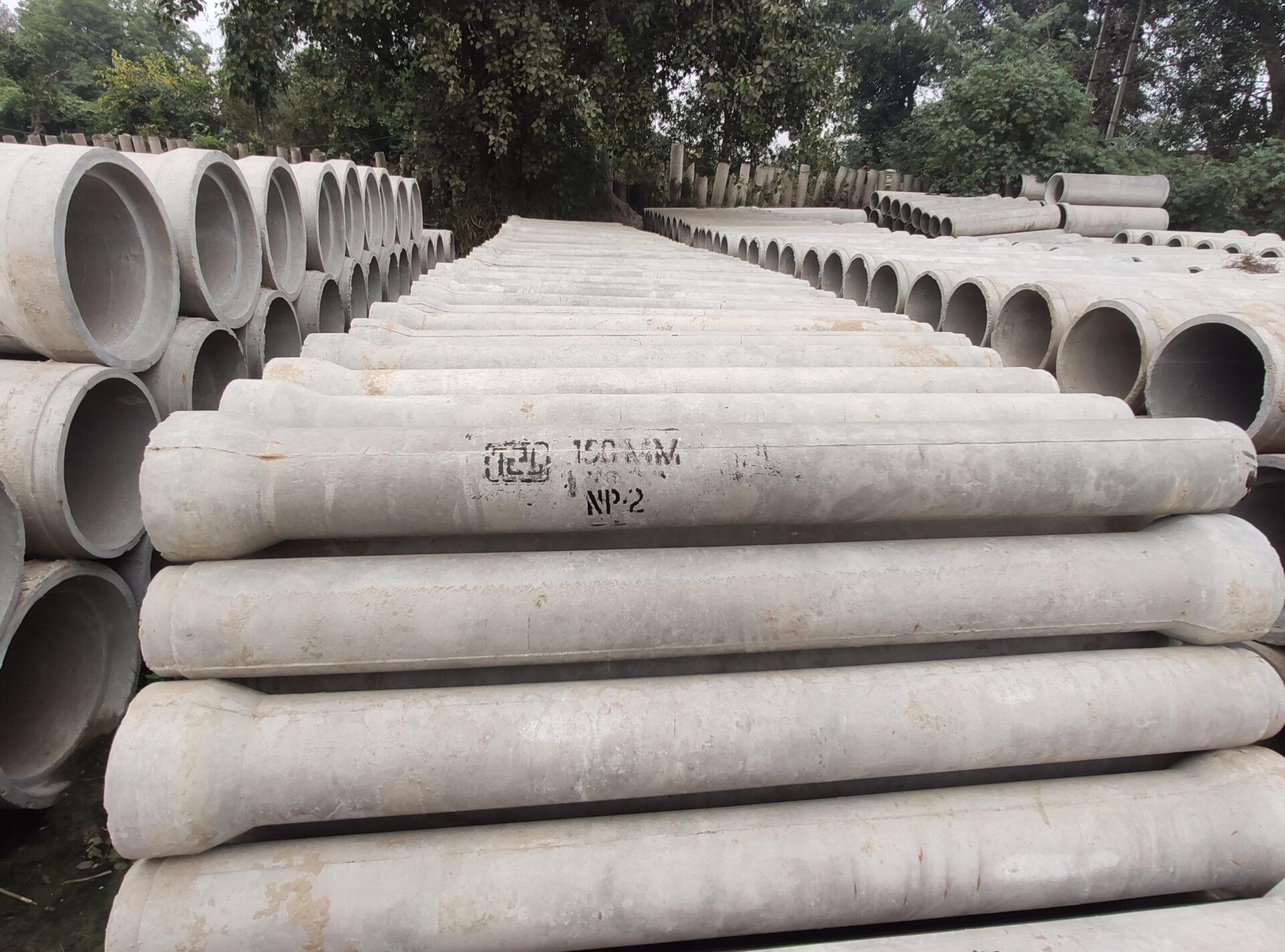 150 mm dia RCC hume pipe